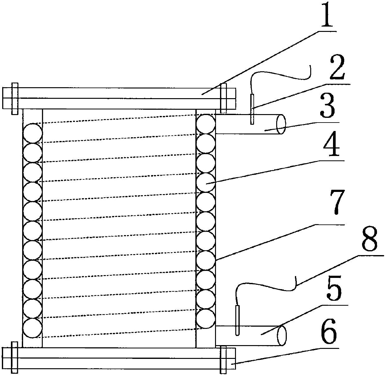 Improved pulper vertical pipe