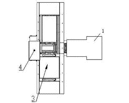 Week X-ray reciprocating security inspection device