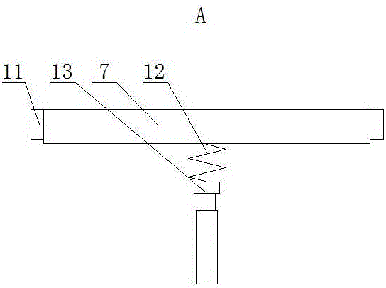 Automatic gluing device for sanitary towel