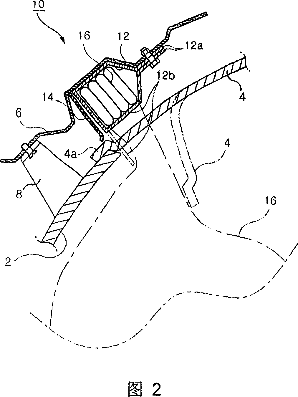 Automobile side airbag guide plate