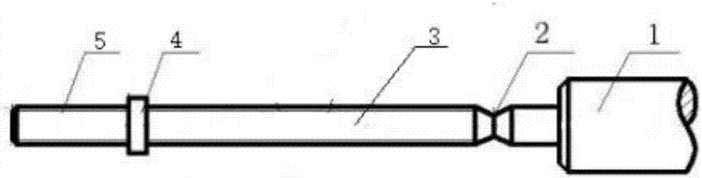 Self-tapping broken-bone threaded retention nail for teeth