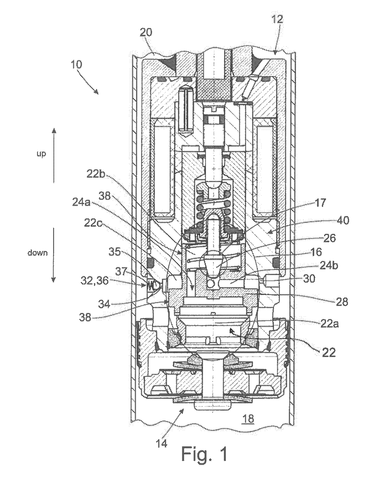 Damping Valve Comprising A Pressure Relief Valve