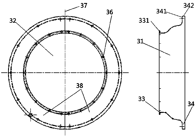 Current transformer air guide sleeve and GIS equipment