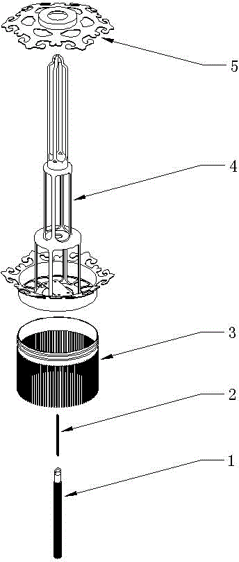 Hung lantern type wind power generation device