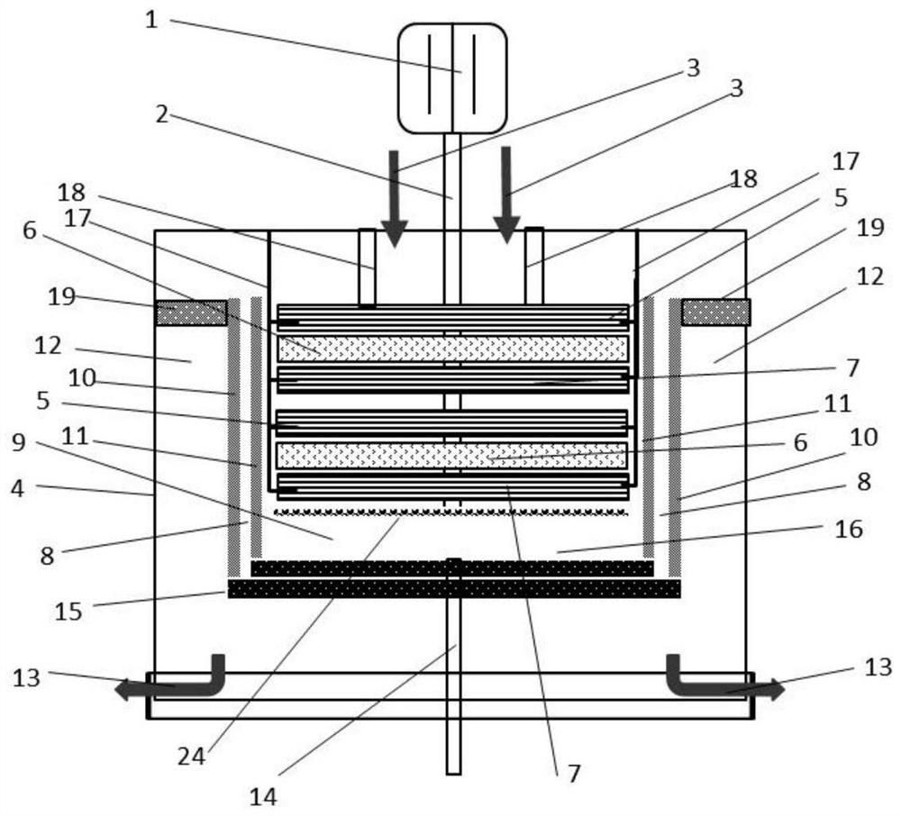 Mass transfer stretching instant dissolving device with cleaning structure and dissolving method of mass transfer stretching instant dissolving device