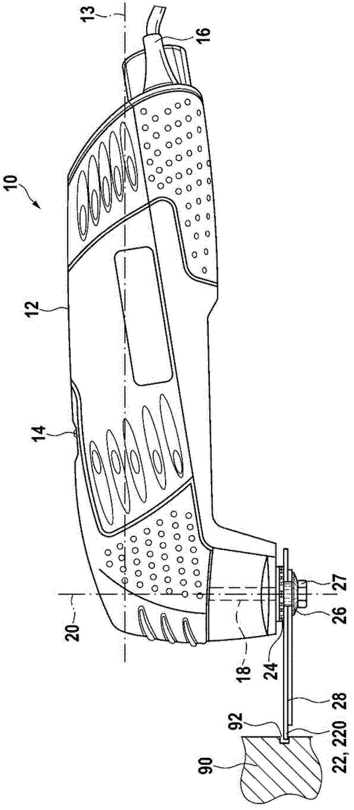 Stop device for a portable machine tool