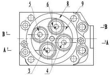 Cylinder head of high-pressure common-rail diesel engine