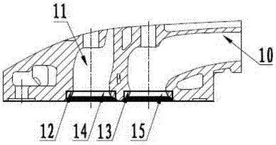 Cylinder head of high-pressure common-rail diesel engine