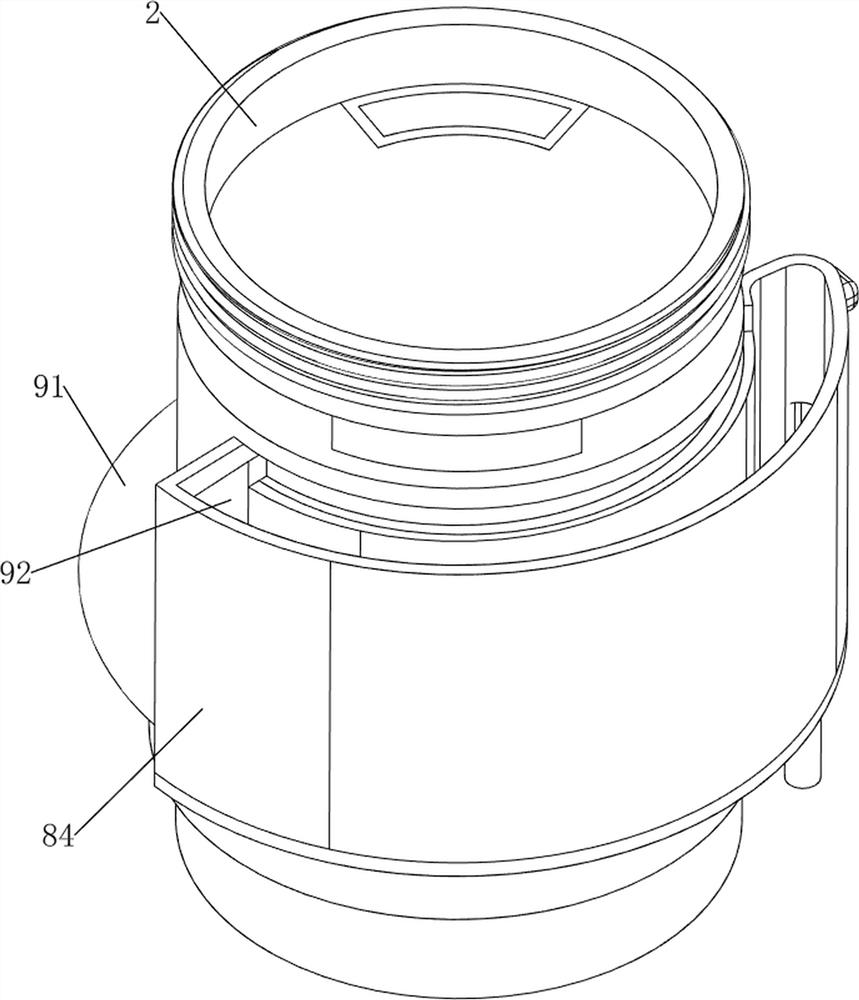 Rotary liquid medicine storage tank for dermatology department