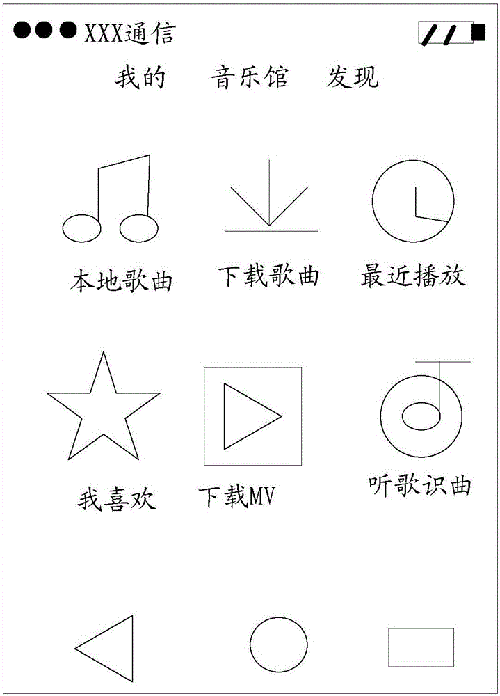 Application page display method and device