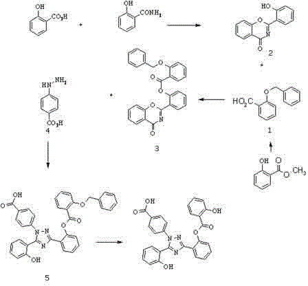 Preparation method of deferasirox derivative