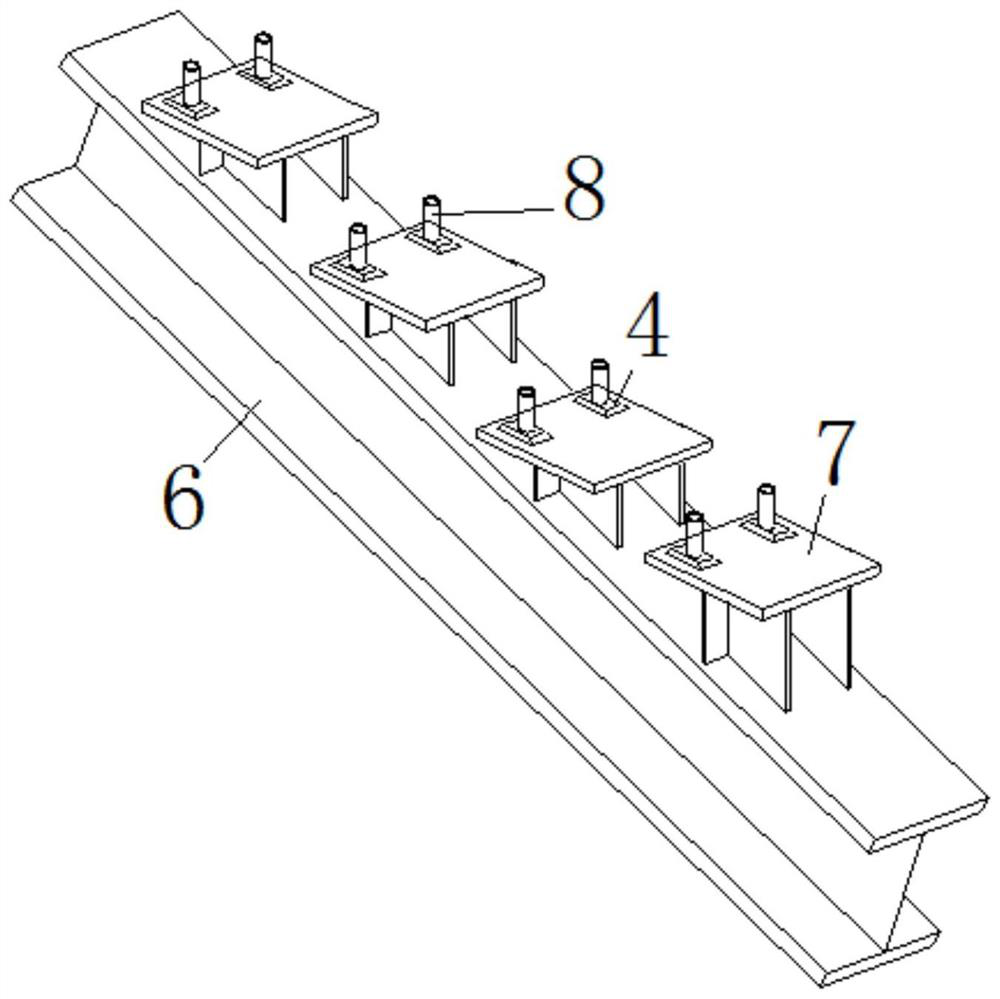 Fabricated platform structure and construction method