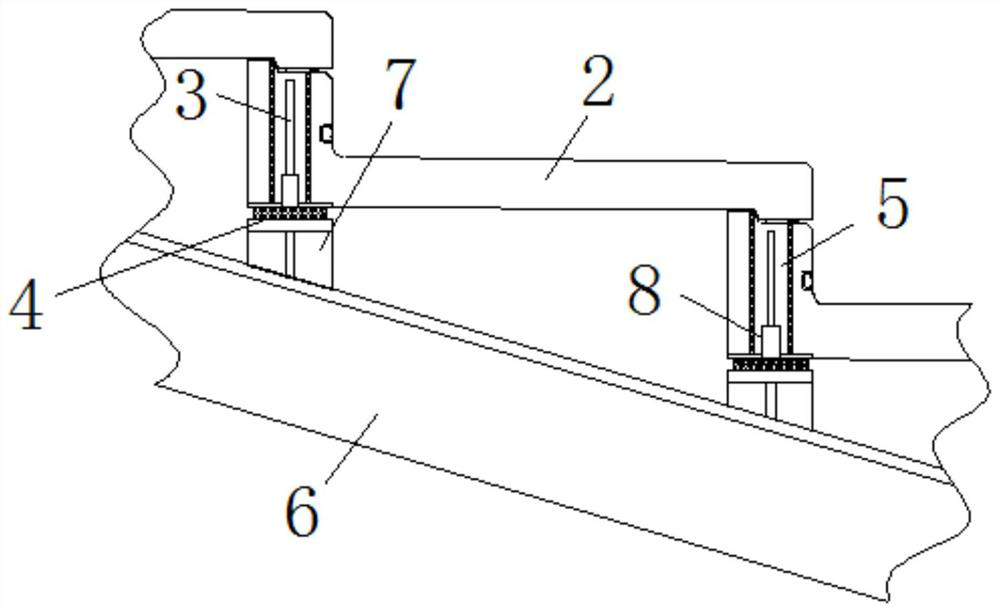 Fabricated platform structure and construction method