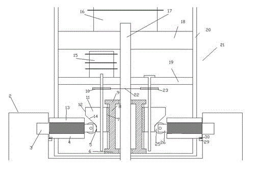 Automatic-locking water conservancy gate device