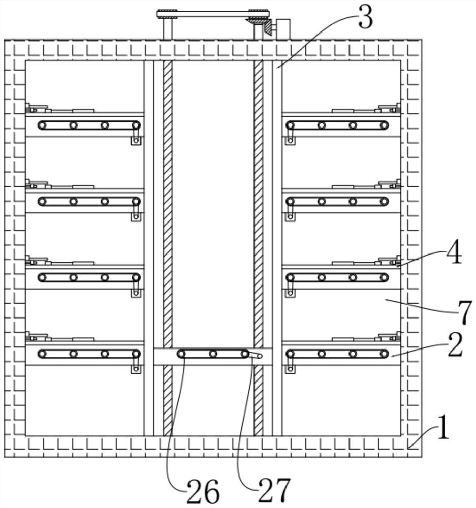 Intelligent stereo garage with automatic charging device and wireless charging method