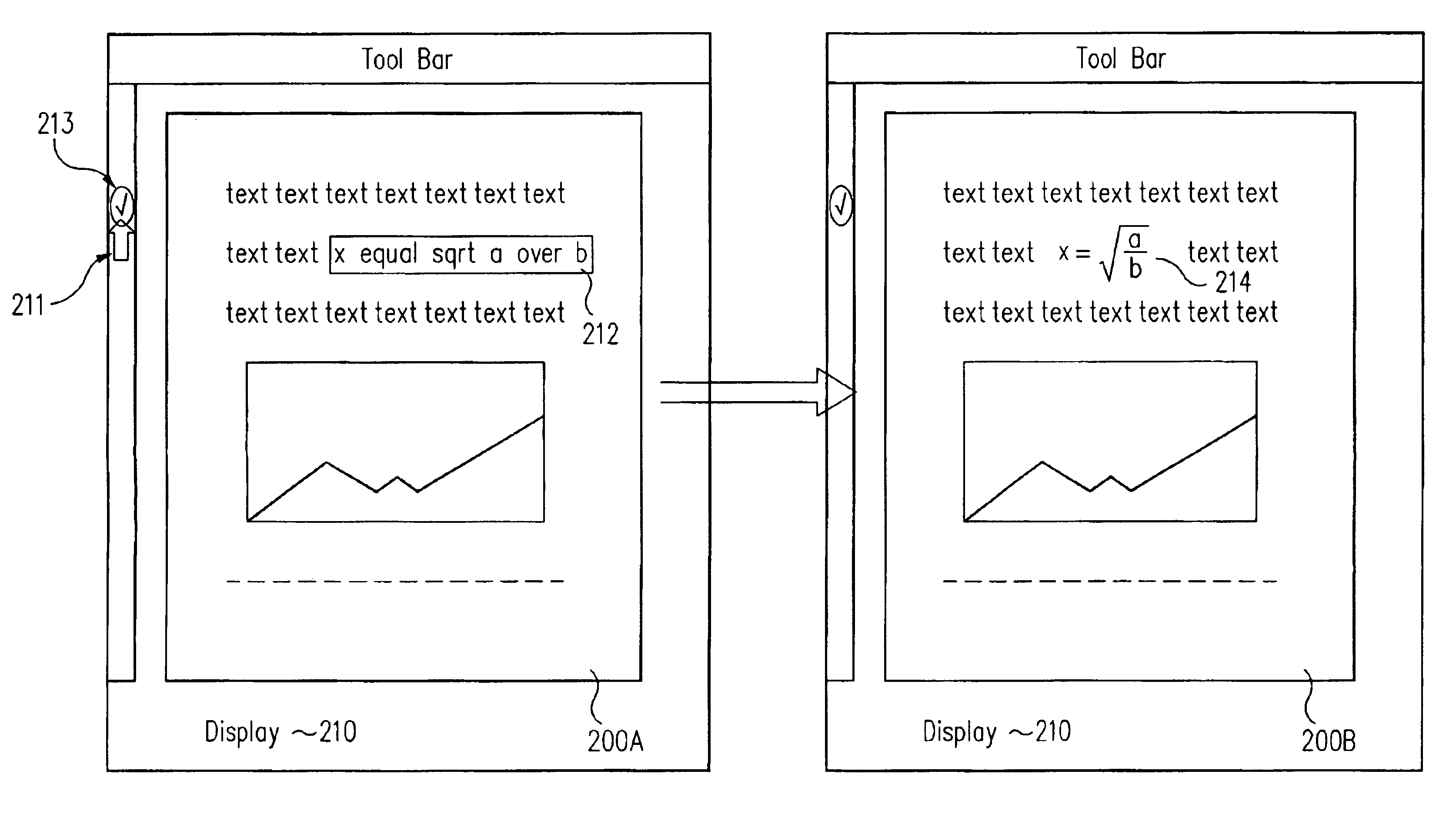 Method and system for inserting a data object into a computer-generated document using a text instruction