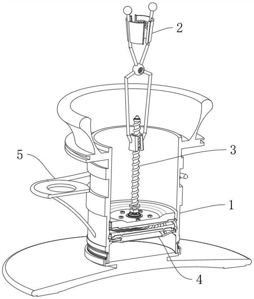 Grinding treatment device for traditional Chinese medicinal material processing