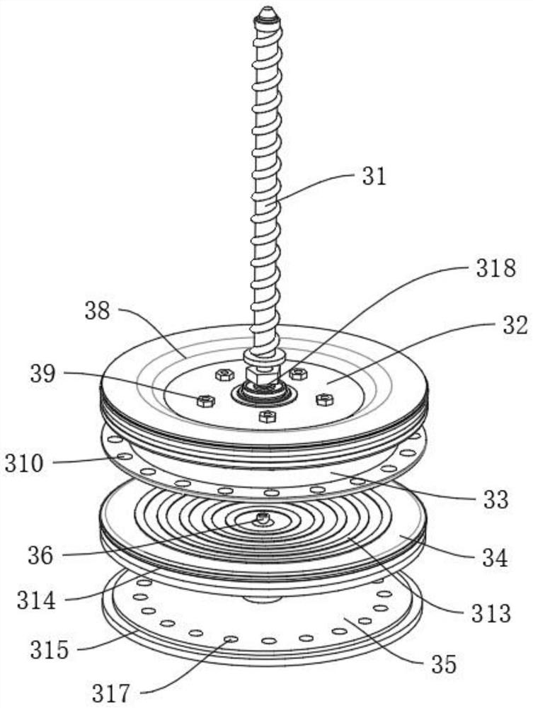 Grinding treatment device for traditional Chinese medicinal material processing