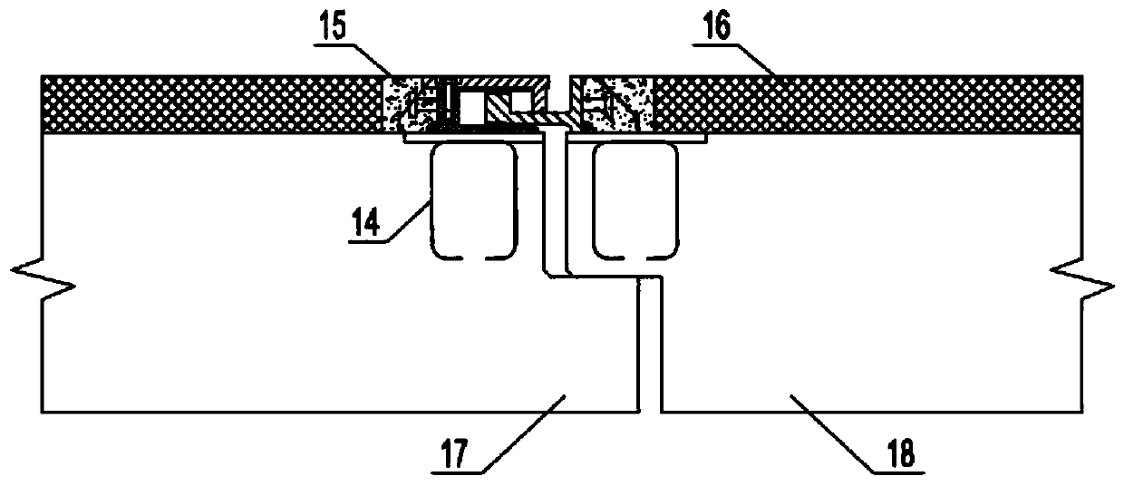 Low-height bridge bracket dual-way limiting telescopic device