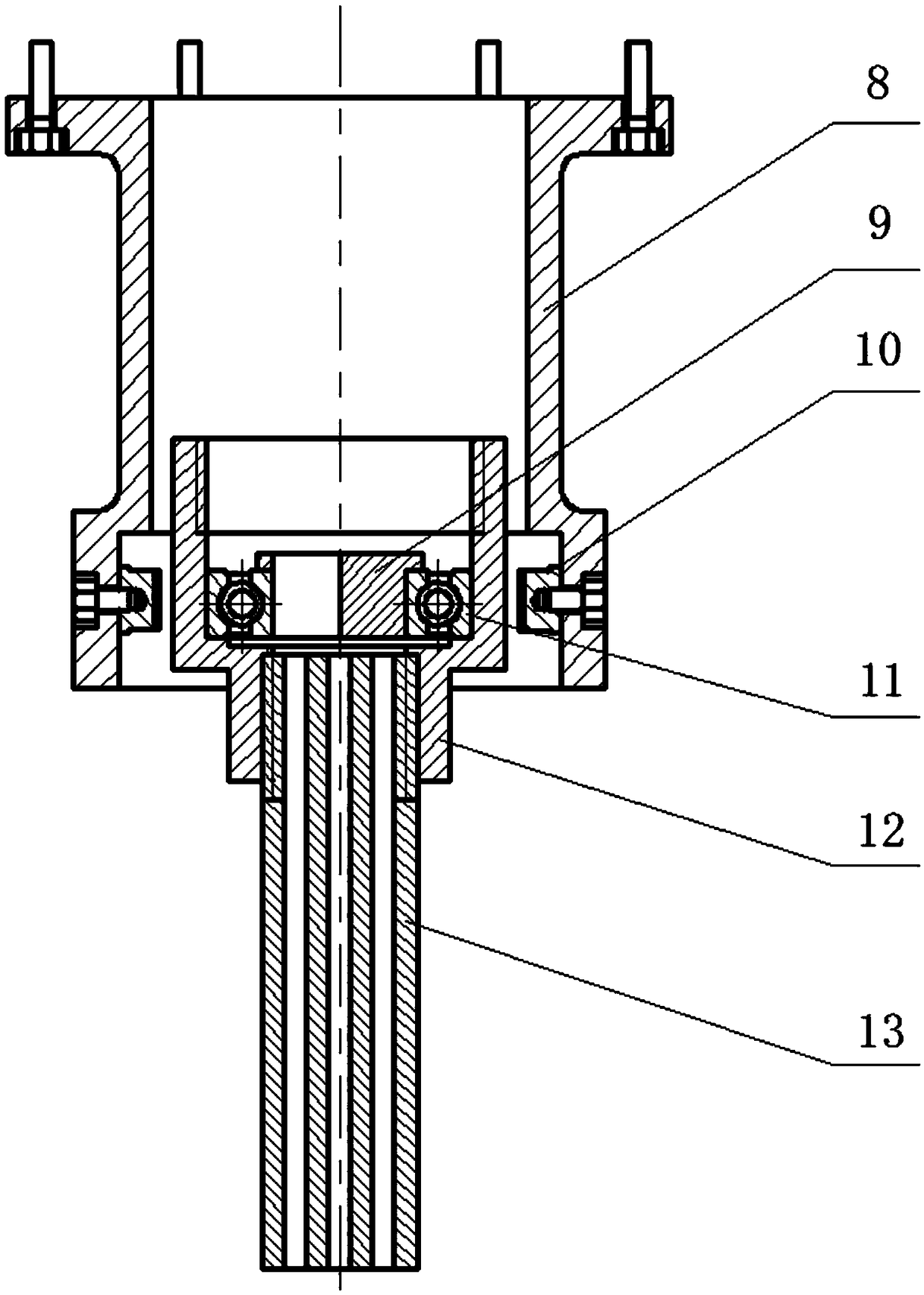 Arc discharge processing purging area regulating system