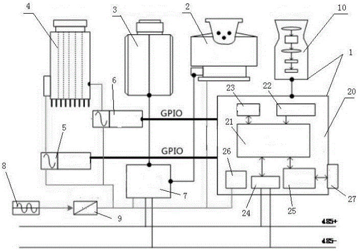 Intelligent visualized remote catching net gun system and control method thereof