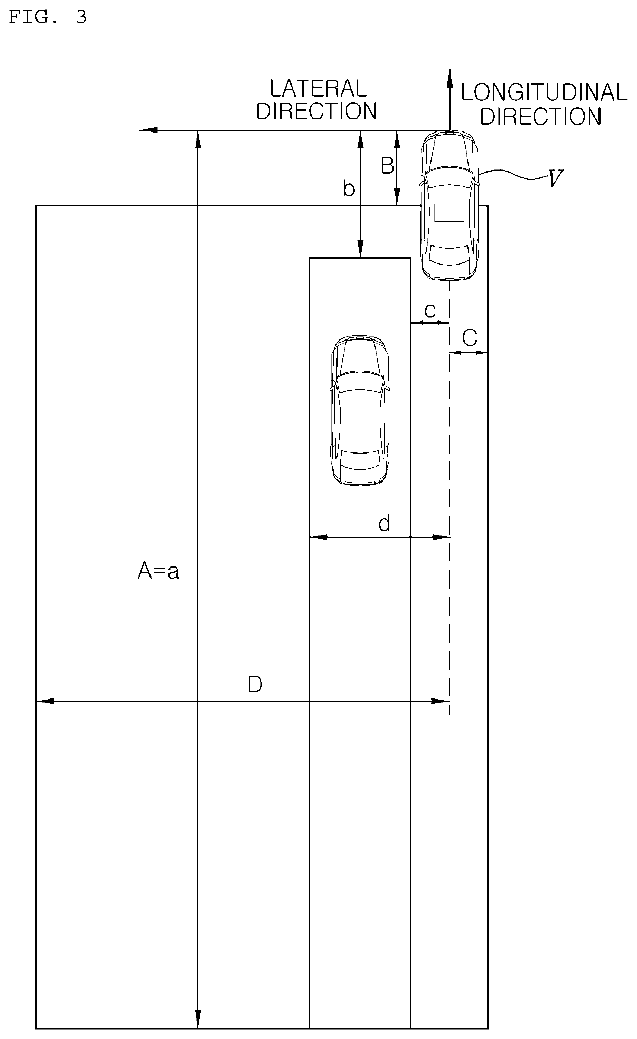 Rear lateral blind-spot warning system and method for vehicle