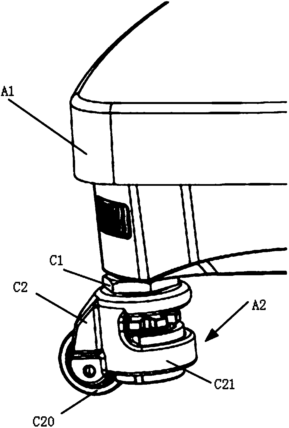 Heat meter device with rotating device