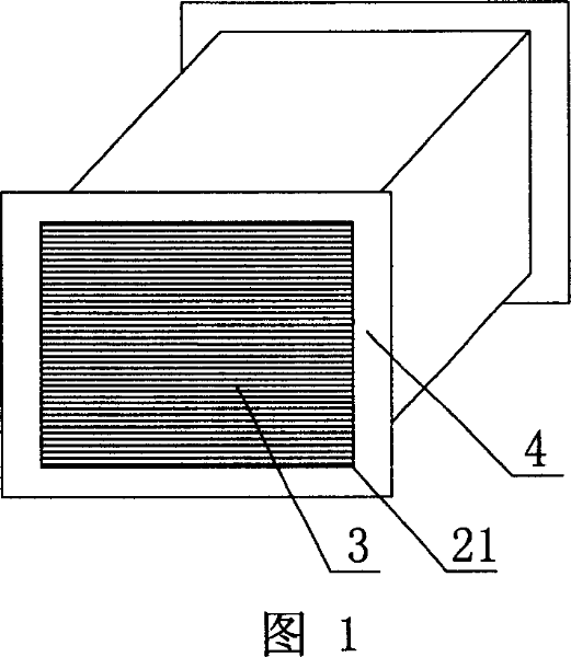 Metal filtering core and production thereof