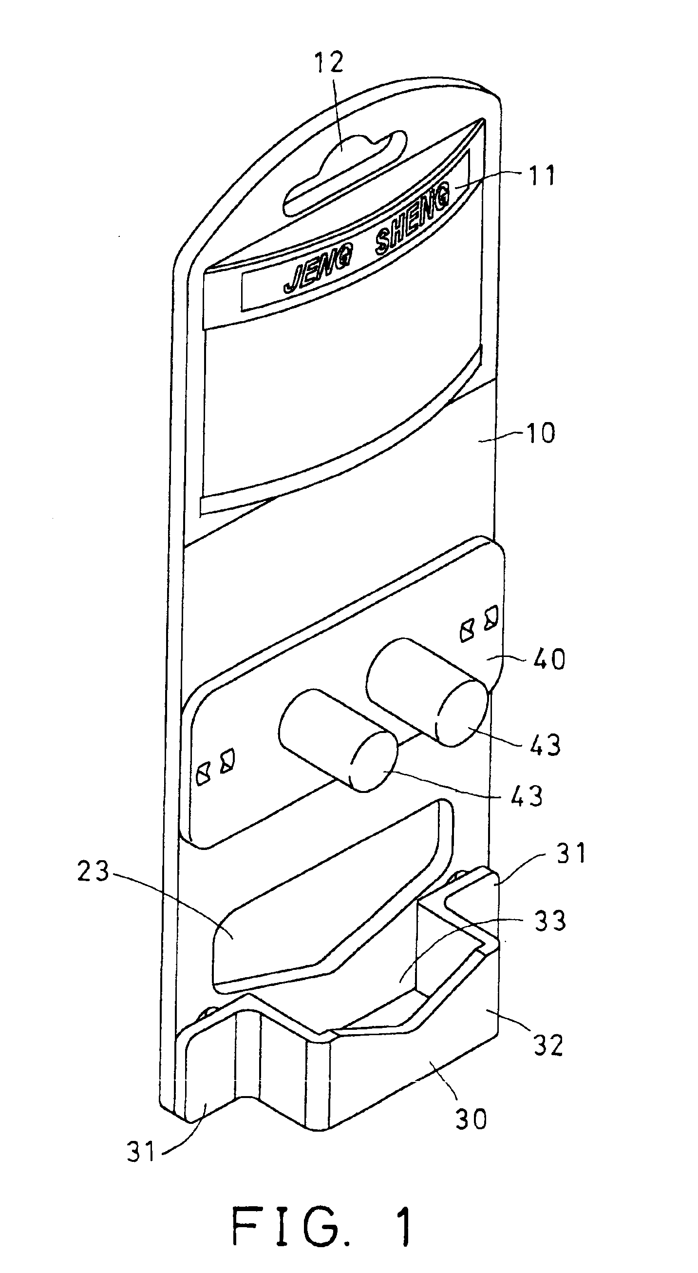 Tool holding and displaying device