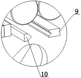 Tensioning device for conveyer belt of paper feeding machine driving mechanism