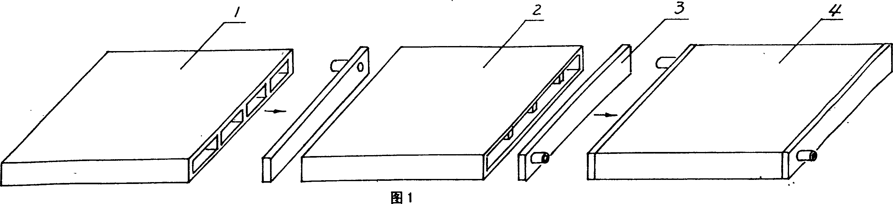 Composite hollow ceramic solar energy heat collection plate production method