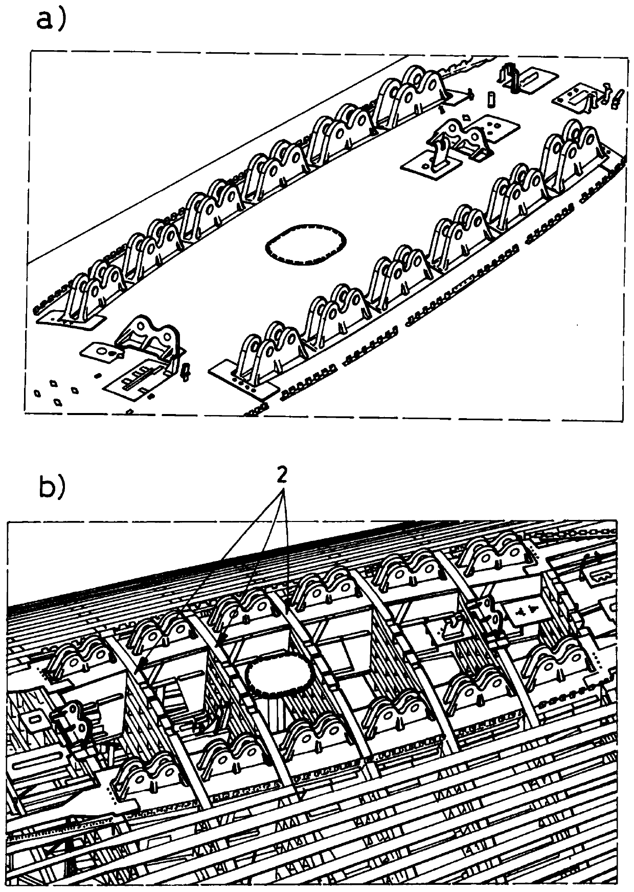 Frame assembly for rear section of aircraft and rear section of aircraft