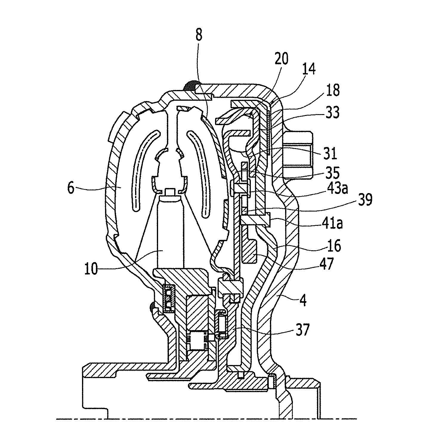 Torque converter in vehicle