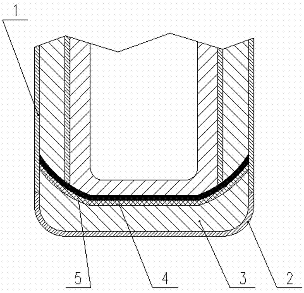 A long-term corrosion-resistant and maintenance-free converter body-bottom seam construction method and its structure