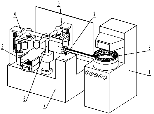 Grinding device for electrode cap of spot welding machine