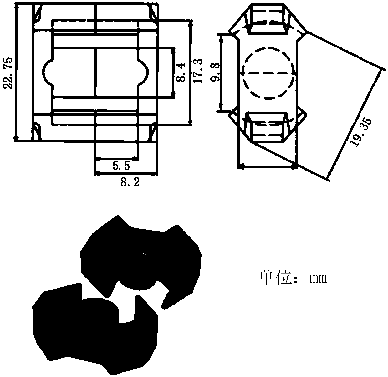 High-frequency center tap planar transformer in half-bridge LLC resonant converter