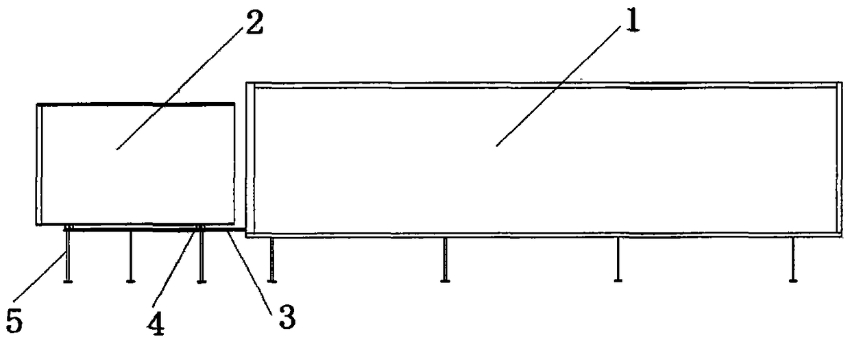 A mobile catering device and its unfolding method