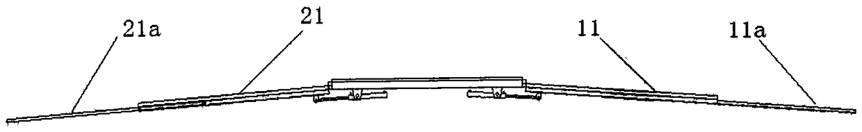 A mobile catering device and its unfolding method