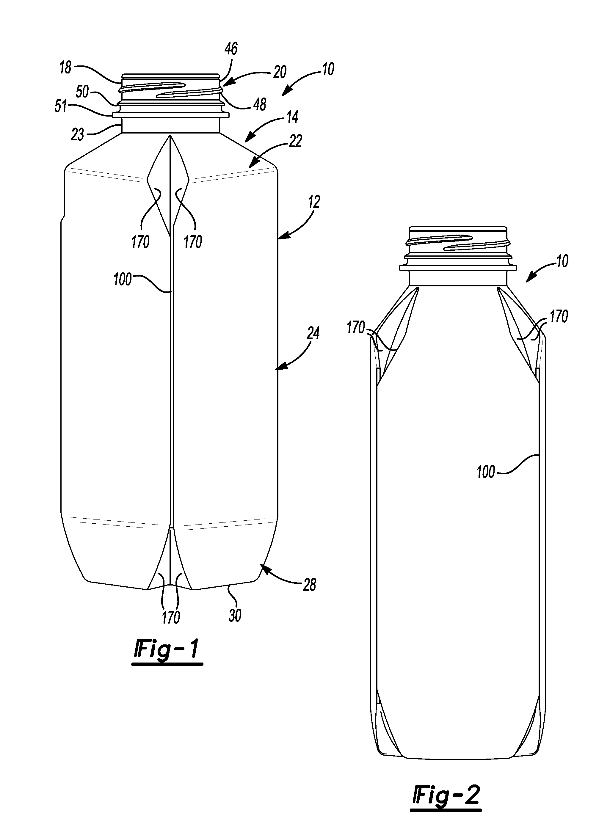 Side action insert/skeletal stiffening ribs