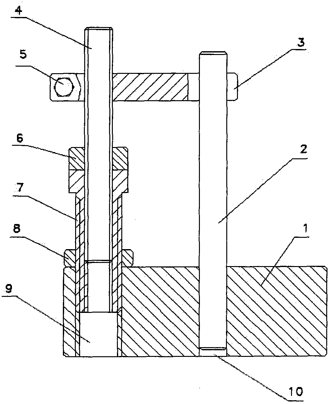 Differential screw fine adjustment device