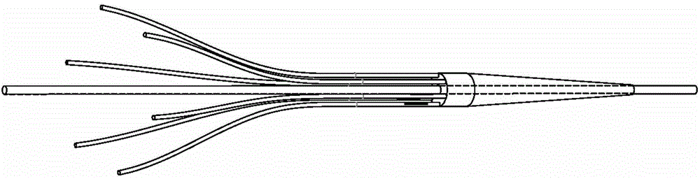 Pump fiber combiner manufacturing method for large power fiber laser