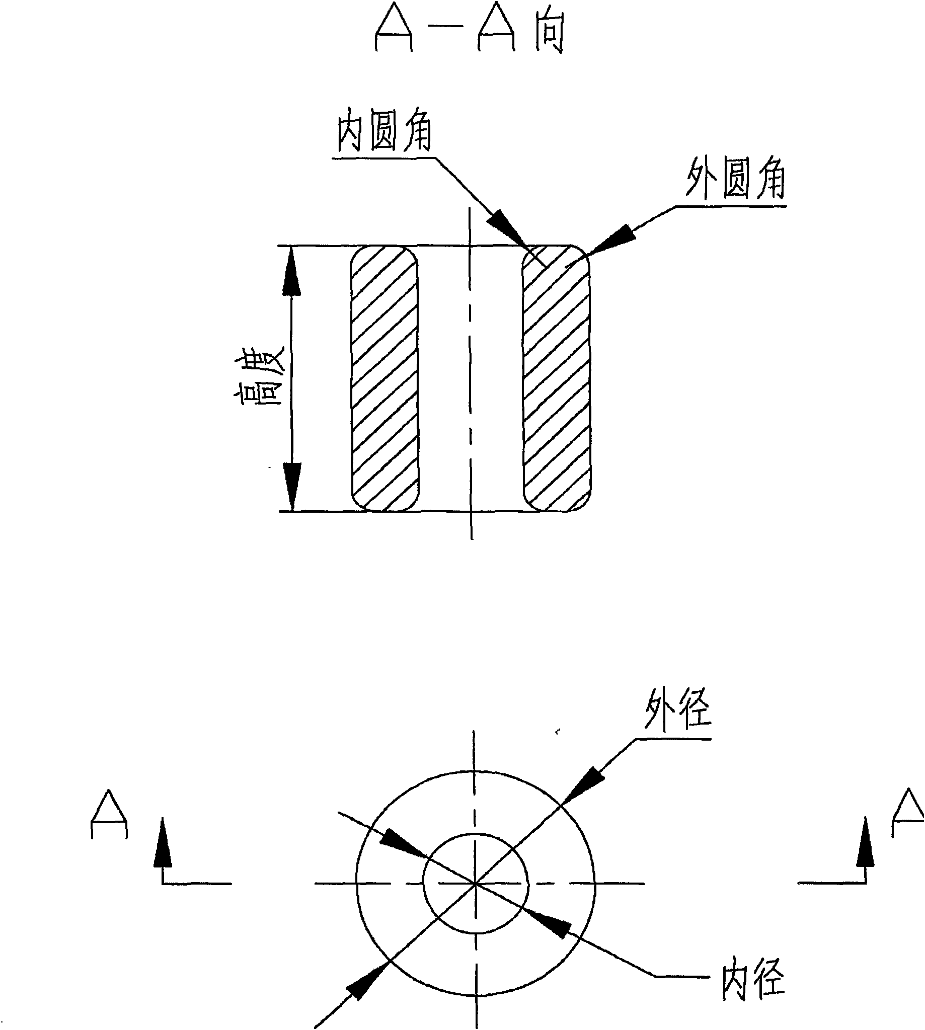 Device and bead pipe adding on common embroidery machine for arranging bead pipe direction