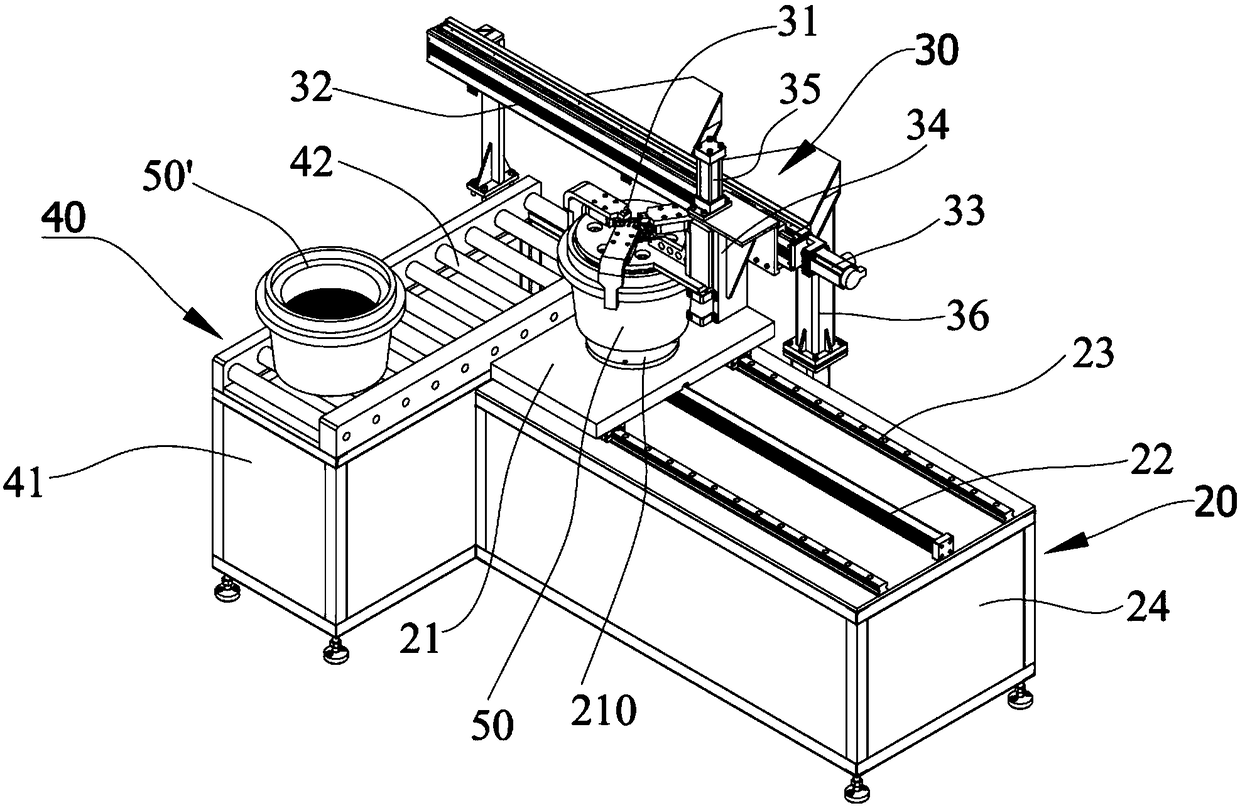 Loading and unloading control method for broaching machine