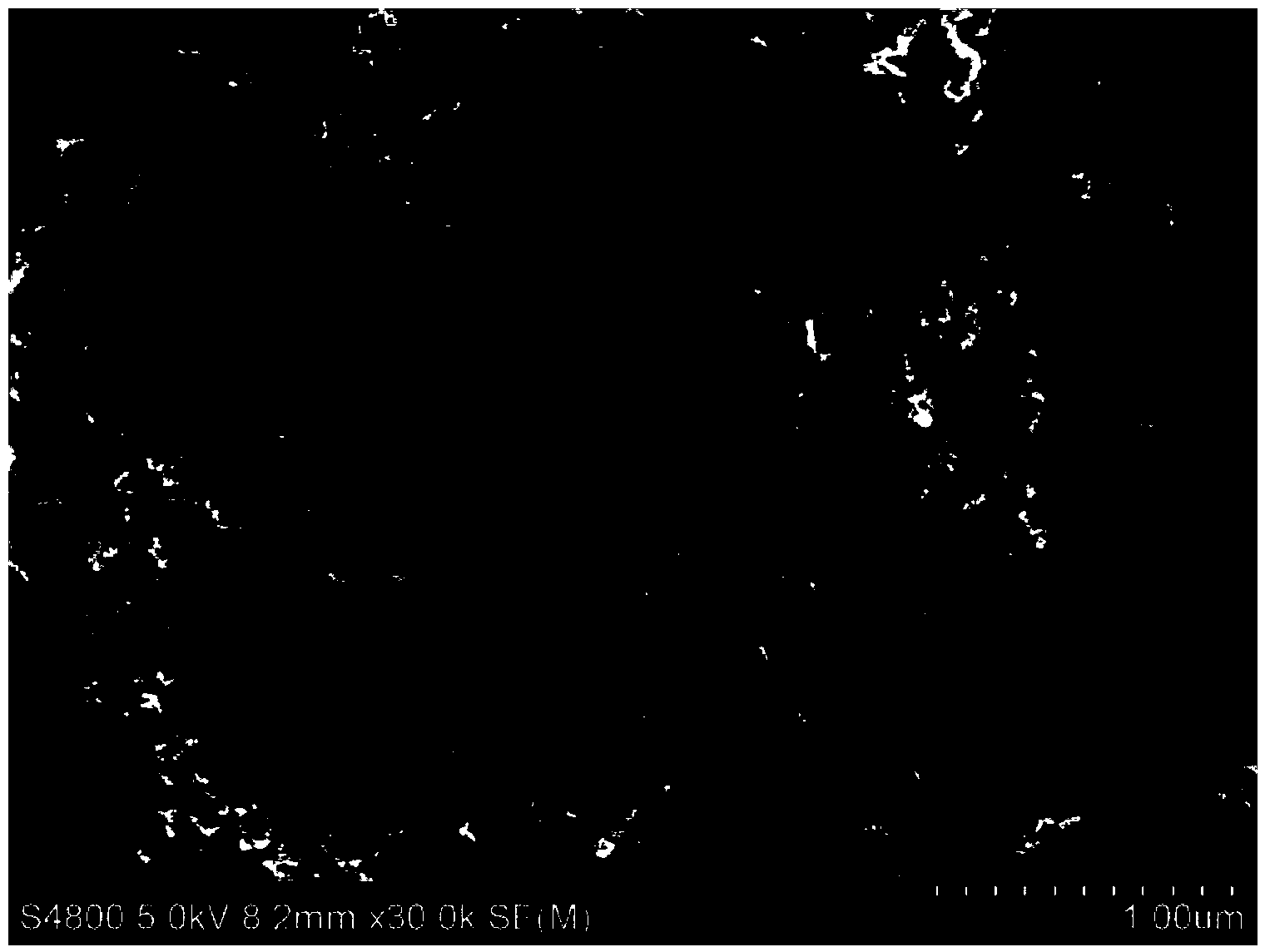 Nitrogen-doped porous graphene and a preparation method thereof