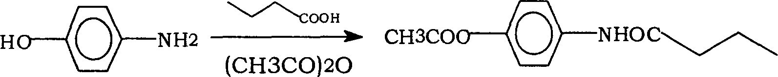 Cardiovascular drug acebutolol intermediate 2- acetyl-4-n-butyramidophenol synthesis method