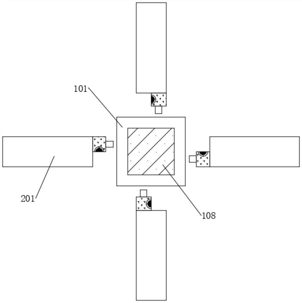 A prefabricated building steel structure