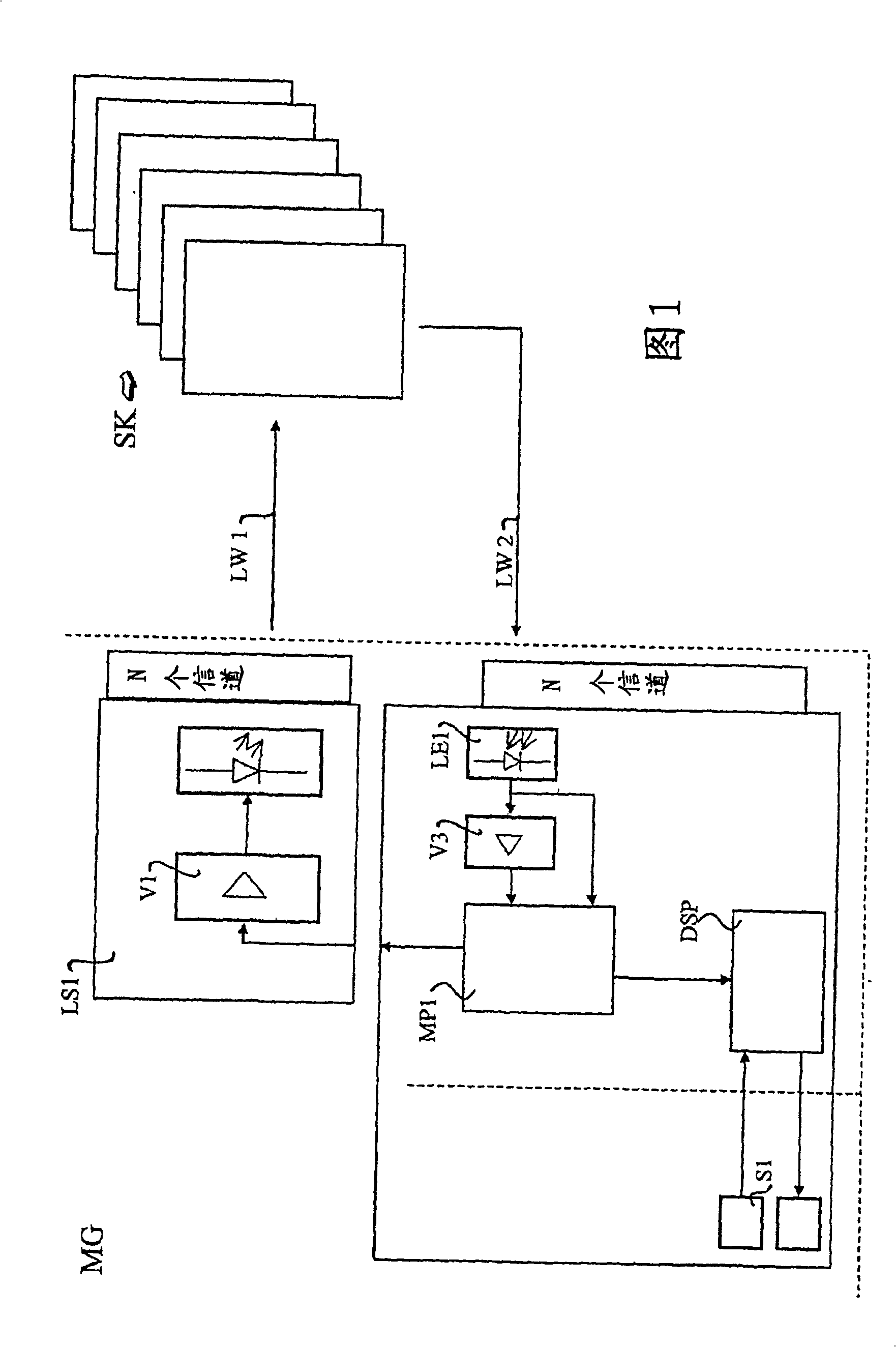 Measuring system comprising an intelligent sensor head and having a reduced power consumption for medium-voltage or high-voltage systems or in mining, and method therefor