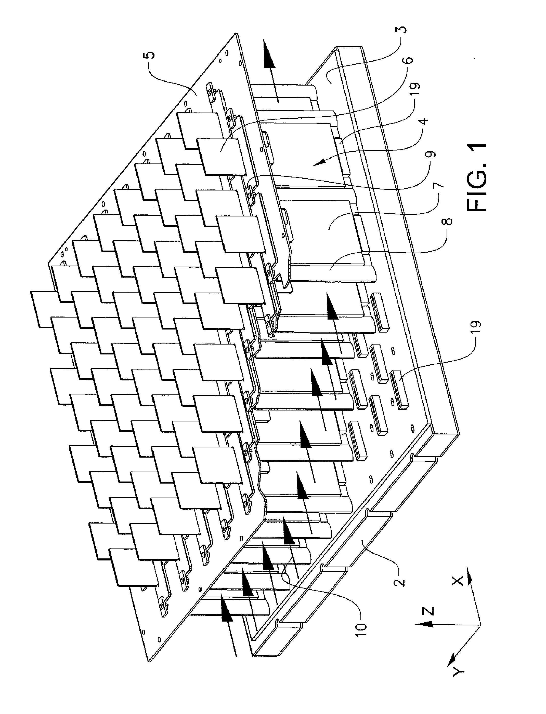 Mounting system for transmitter receiver modules