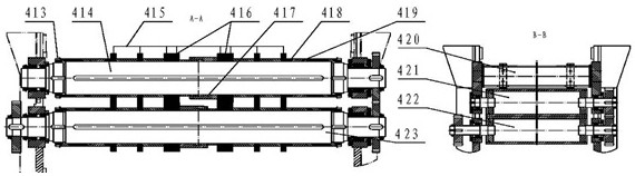 Automatic welding production line of corrugated web H-shaped steel for automobile high-strength girder