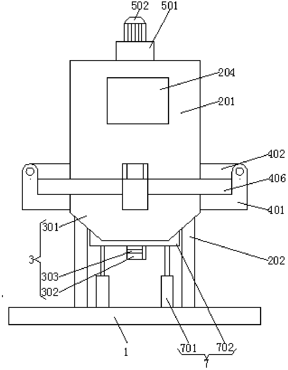 Fermentation device convenient to clean up for bioengineering